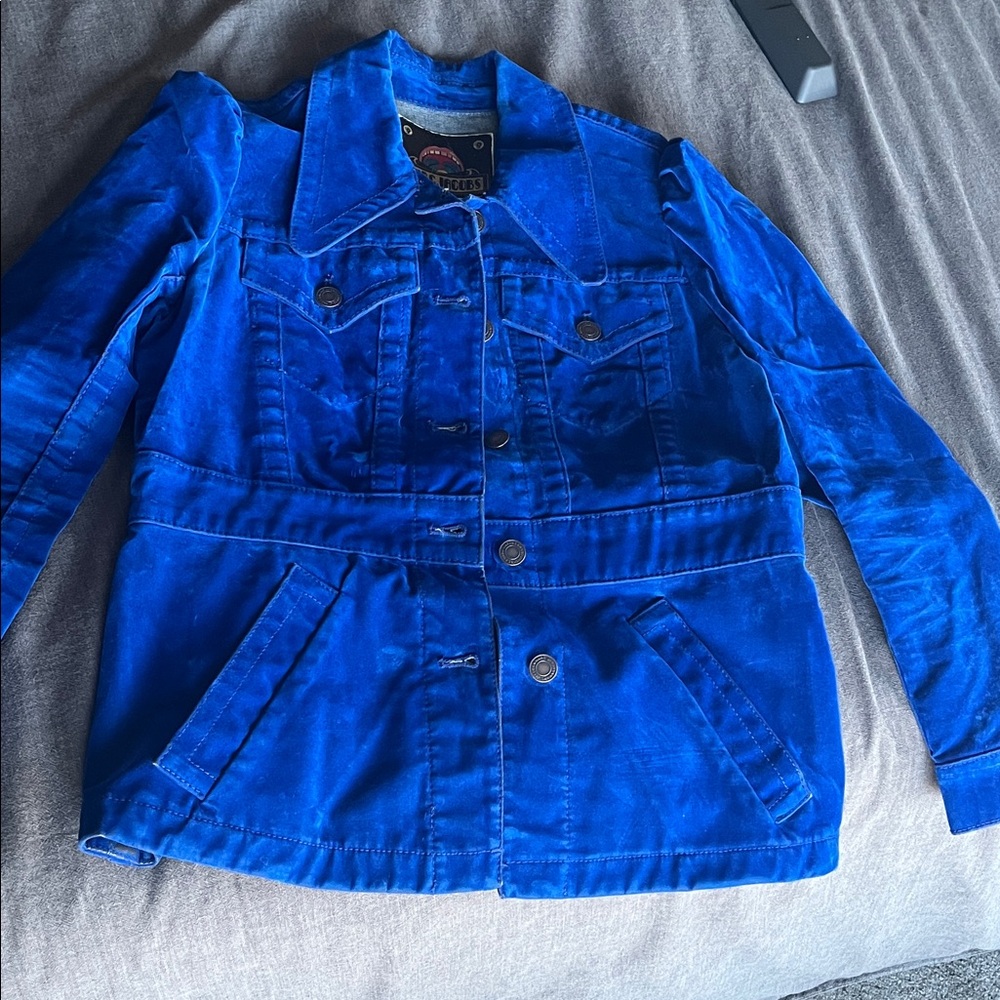 Marc Jacobs Vibrant Blue Jean Jacket Medium